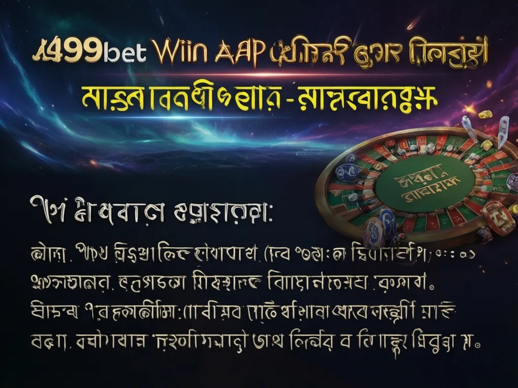 499bet Win APK Deposit and Withdrawal Methods Bangladesh